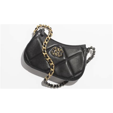 chanel black bag with gold chain|chanel 19 clutch with chain.